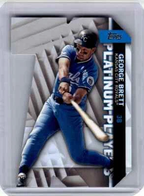 2021 Topps Platinum Players Die Cut George Brett Kansas City Royals #PDC-8 - Image 1 of 2
