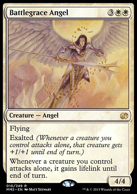 BATTLEGRACE ANGEL NM Modern Masters 2015 mtg White - Angel Rare - Image 1 of 1