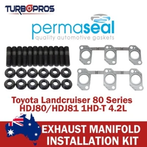 Permaseal Exhaust Manifold Stud&Gasket Kit For Toyota Landcruiser 80 Series 4.2L - Bild 1 von 8