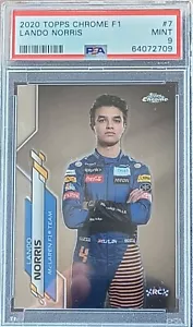 LANDO NORRIS ROOKIE Portrait 2020 Topps Chrome F1 #7 RC - Picture 1 of 4
