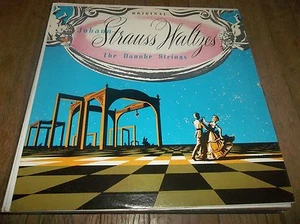 The Danube Strings Johan Strauss Waltzes LP Hans Jurgen Walther Somerset - Foto 1 di 1