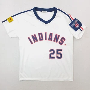 Kinston Indians Shirt Herren Small weiß blau Trikot 25 Baseball Promo - Bild 1 von 11