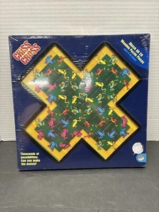 Factory Sealed New~Mindware Criss Cross FROGS Wooden Puzzle Game - Picture 1 of 10