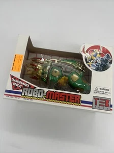 Robot transformable vintage Robo-Master verde DINO-WARRIOR de TEK TOYS - Imagen 1 de 8