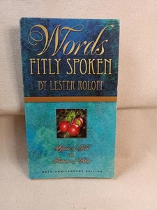Words Fitly Spoken Book, by Lester Roloff, Softcover - Imagen 1 de 1