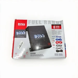 Boss Audio Systems R1100MK Car Amplifier and 8 Gauge Wiring Kit 1100W Max Power - Picture 1 of 1