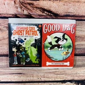 The Desmond Cole Ghost Patrol The scary Library Shusher & Good Dog, The Swimming - Picture 1 of 6