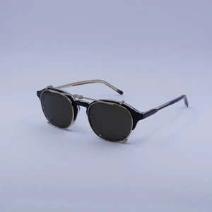 GUCCI GG1212S 002 Shiny Black And Crystal With Gold Rimmed Clip-On/Brown 50-2... - Picture 1 of 10