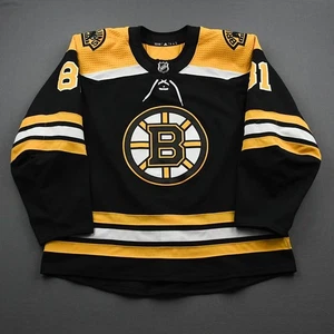 2020-21 Anton Blidh Boston Bruins Game Used Worn NHL Hockey Jersey MeiGray - Picture 1 of 6