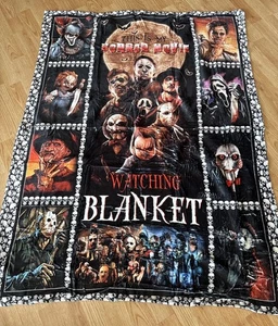"Nueva manta para ver películas de terror ESTA ES MI PELÍCULA 50"" X 40"" súper suave" - Imagen 1 de 9