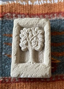 Signed Carruth - TREE - small wall plaque - 1994 Vintage 3.25” X 2” - Picture 1 of 5
