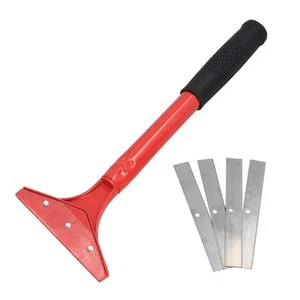 Heavy Duty Wallpaper Scraper Paint Remover Removal Tool TPR Handle 300mm - Picture 1 of 3