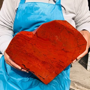 20,79 lb TOP Natural Rojo Jaspe Cuarzo Cristal Mineral Espécimen Decoración Curativa - Imagen 1 de 16