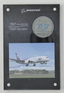 Boeing 787 Dreamliner ANA Airlines First Delivery Presentation Plaque - Picture 1 of 10