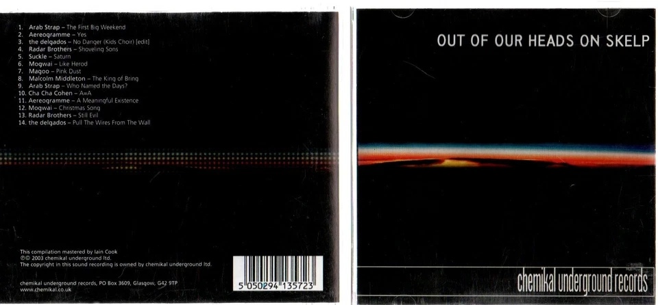 Out of Our Heads on Skelp (chemikal underground CD) Mogwai, Arab Strap, delgados - Image 1 of 1