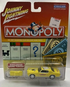 Johnny Lightning 2003 Monopoly Release 4 1971 Pontiac Grand Prix, Yellow, 1/64 - Picture 1 of 3