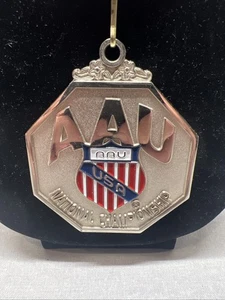 2016 AAU USA Championship Silbermedaille Medaillon mit Halsband - Bild 1 von 6