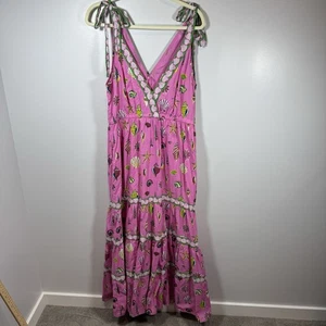 Printfresh maxi dress beachcomber dune dancer size medium Women’s Seashells - Picture 1 of 11