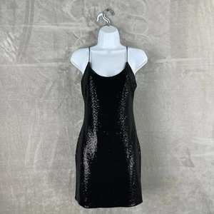 Alice + Olivia Nellie Sequined Mini Slip Dress Women’s Size 4 - Picture 1 of 7