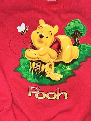 the disney store vintage Winnie The Poo Sweatshirt Kids Size 10/12No flaws $30 - Image 1 of 4