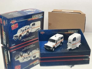 CORGI VA09710 LAND ROVER DEFENDER & HORSEBOX ROYAL -WHITE 1:43- GOOD IN BOX - Picture 1 of 7