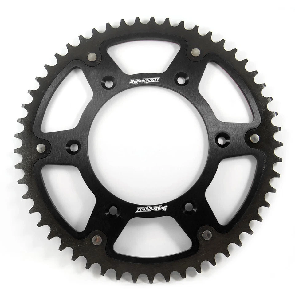 Supersprox Rear Sprocket 47T Black for Honda XL250R 1982-1983 >520 - Image 1 of 2