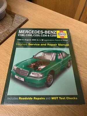 Mercedes Benz W202 1.8 2.0 2.3 2.5 Haynes Workshop Repair Manual NEW & SEALED - Image 1 of 4