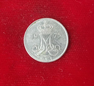 10 Øre Ore Ore 1975 Danmark Denmark Margrethe Coin Coin - Picture 1 of 2