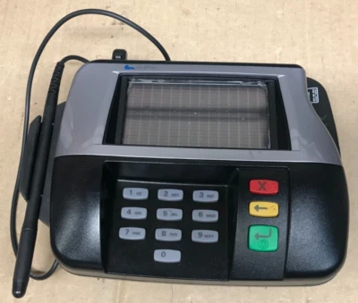 Verifone MX 860 MX860 Credit Card Terminal M094-409-01-R with Stylus Pen - Image 1 of 4