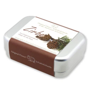 Sapone latte di pecora pino cembro, 100 g, in barattolo sapone alluminio, di Florex 8097-D - Foto 1 di 4