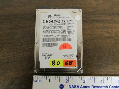 Hitachi HTS541680J9SA00 Travelstar 80GB SATA 2.5" HDD for Laptop N - Image 1 of 2