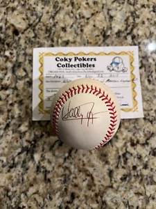 Wally Joyner Signed OML Baseball LOA Los Angeles Angels Royals - Picture 1 of 3