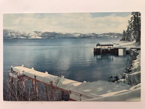 Lake Tahoe im Winter Schnee RPPC Postkarte um 1960 - Bild 1 von 2