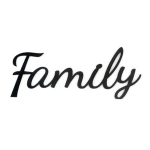 Scritta Family Scritta arredo casa Scritta moderna dipinta a mano Scritta Declea - Picture 1 of 28