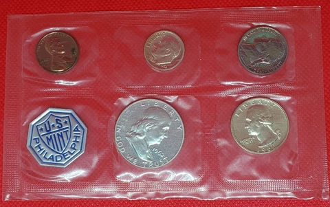 1962-P United States Mint - Proof Set - 5 Coins Cover