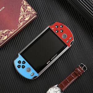 X7 4.3inch Video Game Console Handheld Game Player Built-in 8GB Card Games D0R6