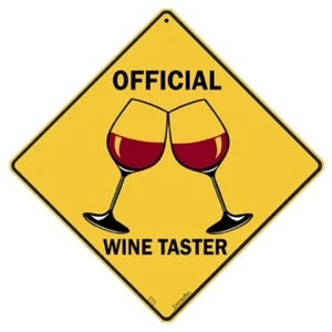 Official Wine Taster Sign NEW 12X12 Metal Space - Bild 1 von 1