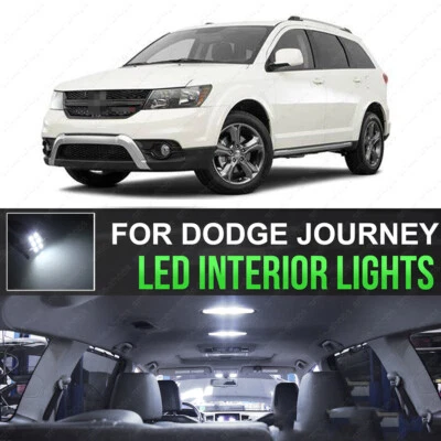Kit de equipamiento interior de luces LED para Dodge Journey 2009-2017 2018 6000 k 8 piezas Foto 1 de 4