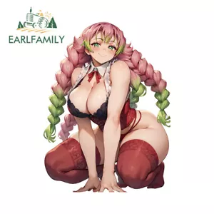 EARLFAMILY 5.1" Kanroji Mitsuri Waifu Anime Car Decals Auto Body Bumper Stickers - Picture 1 of 2