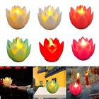 LED Teelichter, Kerze, flackernde Lotuslampe, Licht, Buddha