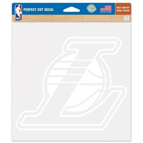 LOS ANGELES LAKERS CALCOMANÍA BLANCA CORTE PERFECTO 4"X4" PARA WINDOWS TELÉFONO PORTÁTIL CUBIERTAS Foto 1 de 1