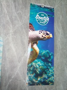 2023 SEALIFE SLIM WANDKALENDER NEU FLIP TOP BRANDNEU FÜR KUNSTHANDWERK  - Bild 1 von 12