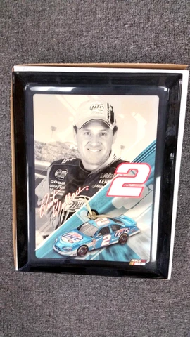 RUSTY WALLACE #2 MILLER LITE MEDIUM JEBCO CLOCK 11" X 14" NEW IN BOX Cover