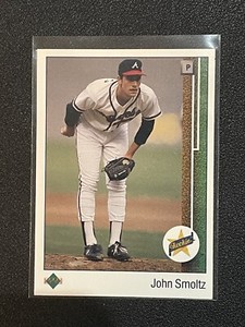 John Smoltz 1989 Upper Deck #17  Atlanta Braves Rookie