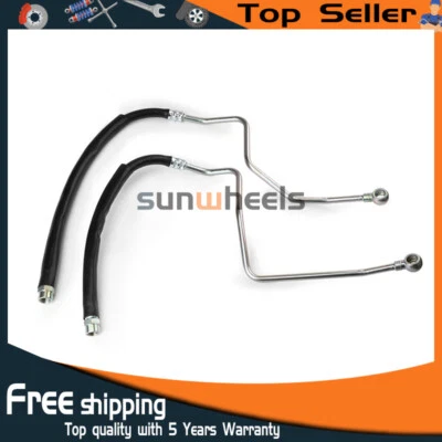 Manguera de enfriador de aceite izquierda y derecha de 2 piezas para motor Mitsubishi Montero 1995-01 3,0 L 3,5 L Foto 1 de 4