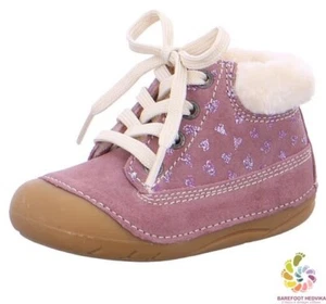 Lurchi Prewalkers Frozy Suede Wildberry Winter Children Shoe UK 4 - NEW. - Picture 1 of 8