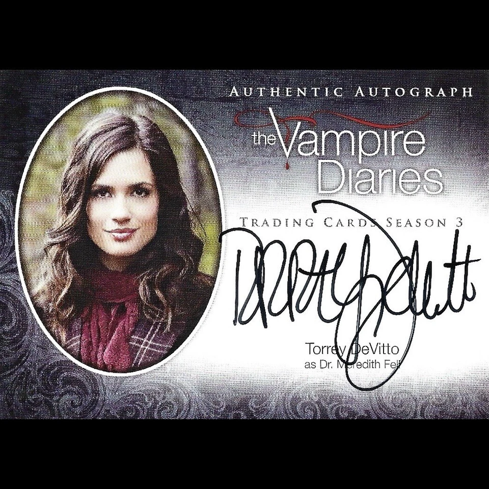 The Vampire Diaries Season 3 Torrey Devitto as Dr. Meredith Fell Auto Card - Image 1 of 1