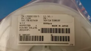 (5000) CR0805E1103B-T5 TFT Resistor Thin Film 0.125W 110K 100V 0.1% 25ppm 0805 - Picture 1 of 4
