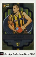 2013 Select AFL Champions Silver Foil Parallel Card SP118 LUKE HODGE-HAWTHORN