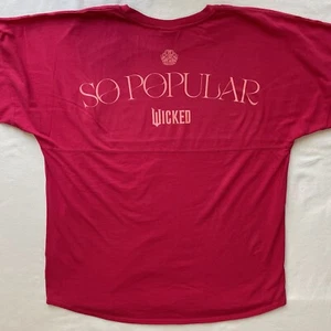 Wicked So Popular Unisex XL Pink Long Sleeve T-Shirt Sparkle Font J. America - Picture 1 of 11